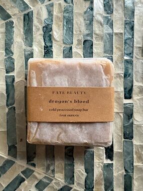 New! Fate Beauty Dragon’s Blood Soap - spicy cozy scent
